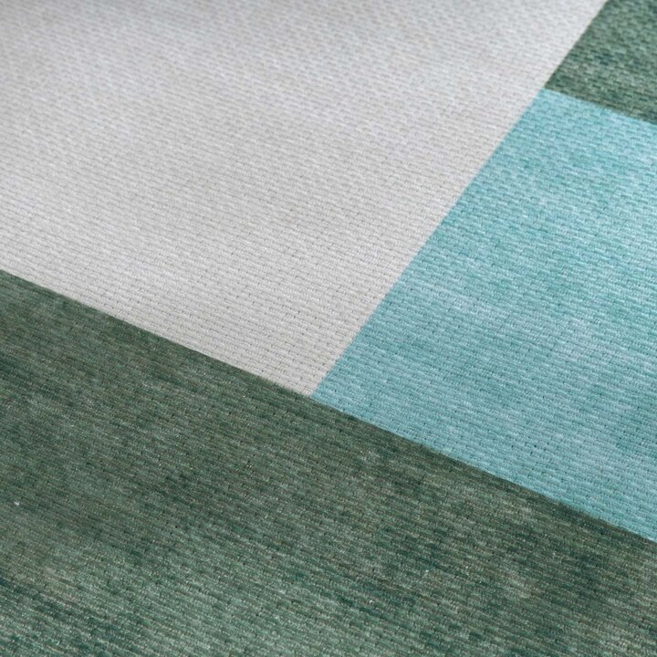 Retro In - & Outdoorteppich - Pop Lines Grün