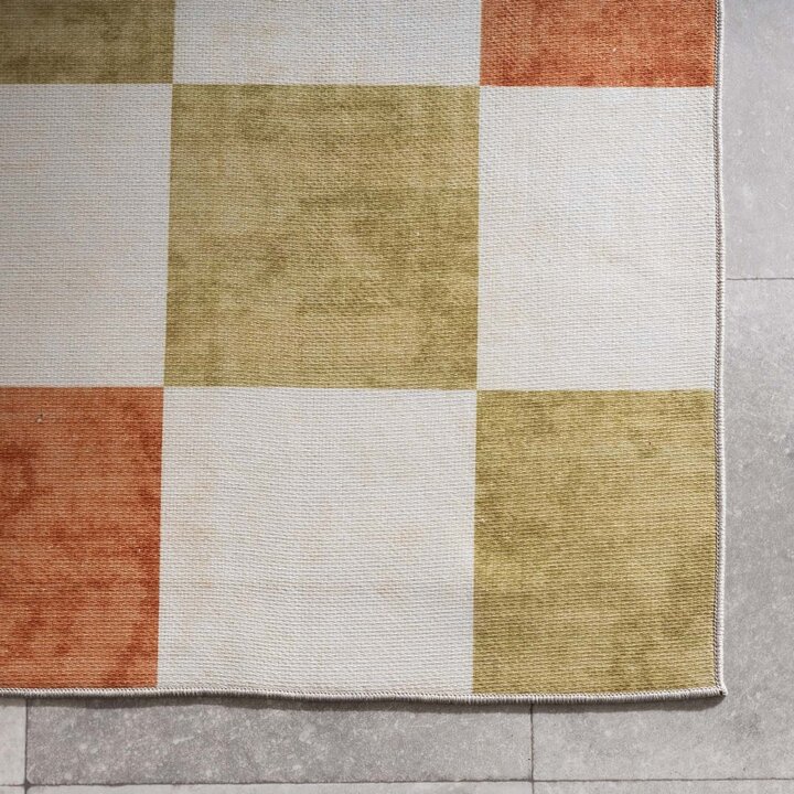 Retro In- & Outdoorteppich - Pop Cubes Terra