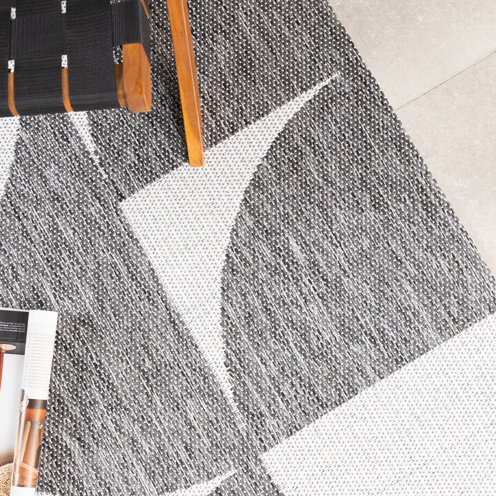 In- & Outdoor Teppich - Summer Shapes Grau