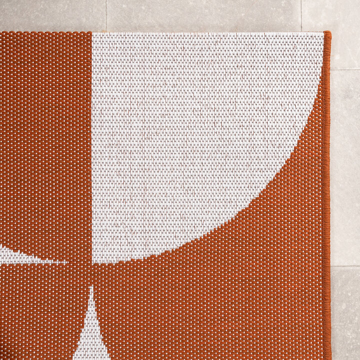 In- & Outdoor Teppich - Summer Shapes Terracotta