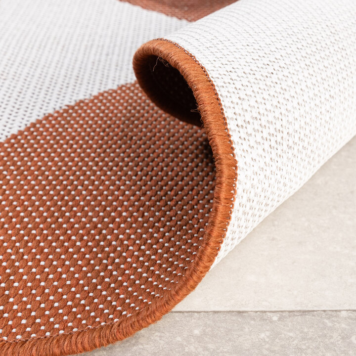 In- & Outdoor Teppich - Summer Shapes Terracotta