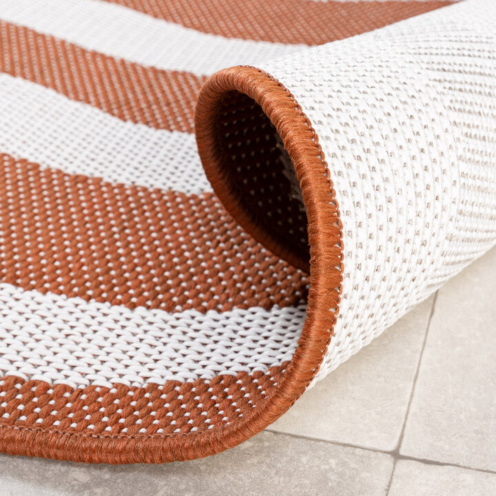 In- & Outdoor Teppich - Summer Waves Terracotta