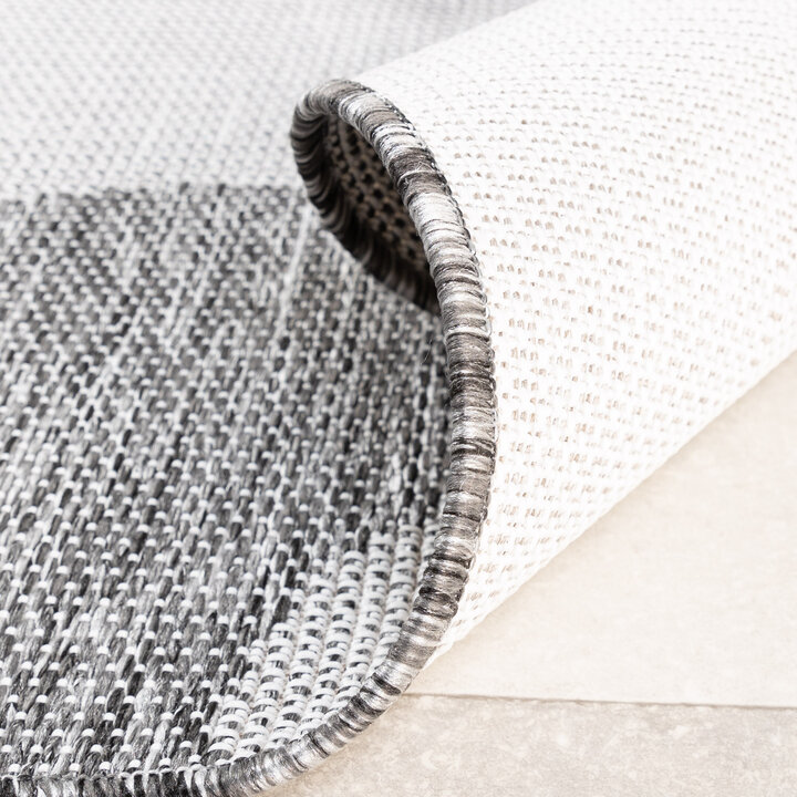 In- & Outdoor Teppich - Summer Swirl Grau
