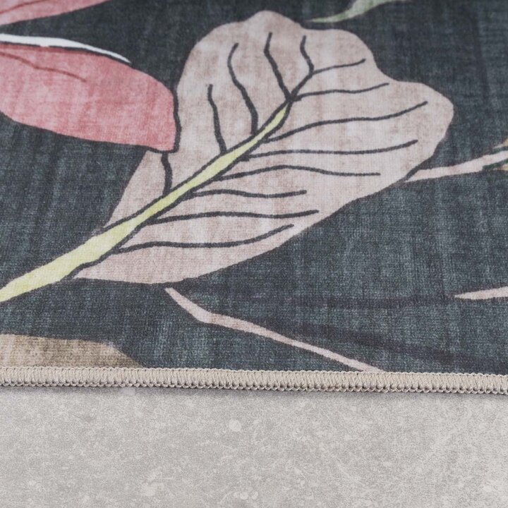 Outdoor Teppich Blumen - Poppy Grün