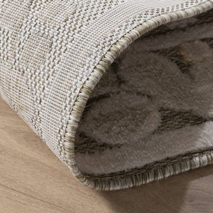 In - & Outdoorteppich - Bloom Oriental Taupe