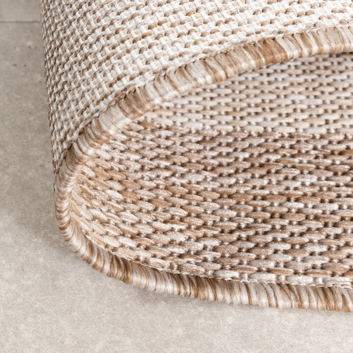 In- & Outdoor Teppich - Sierra Frame Beige Creme