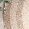 In- & Outdoor Teppich Rund - Sierra Frame Beige Creme - thumbnail 2