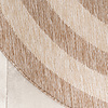 In- & Outdoor Teppich Rund - Sierra Frame Beige Creme - thumbnail 4