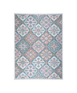Outdoor Teppich Boho - Vedra Tile Blau