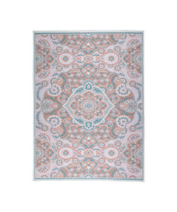 Outdoor Teppich Boho - Vedra Medaillon Rosa