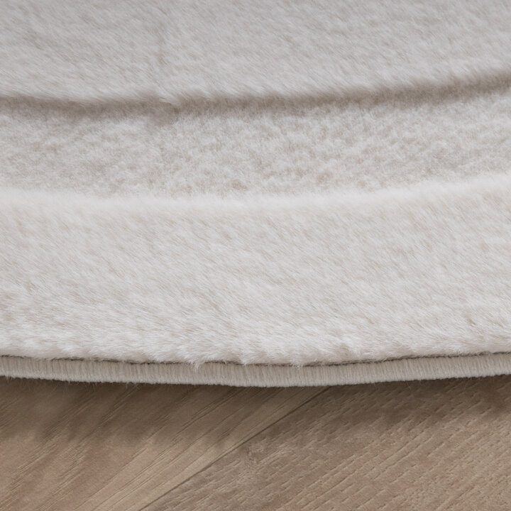 Teppich Organisch - Flowy Wavy Creme