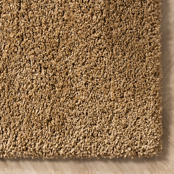 Hochflor Wohnzimmer Teppich - Yves Gold