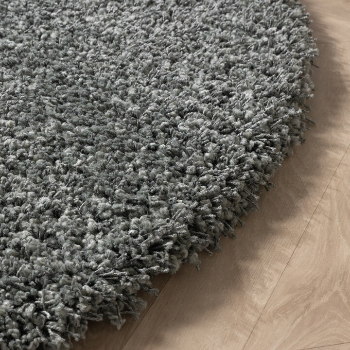 Runder Wohnzimmer Teppich - Yves Grün