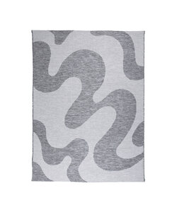 In- & Outdoor Teppich - Summer Swirl Grau