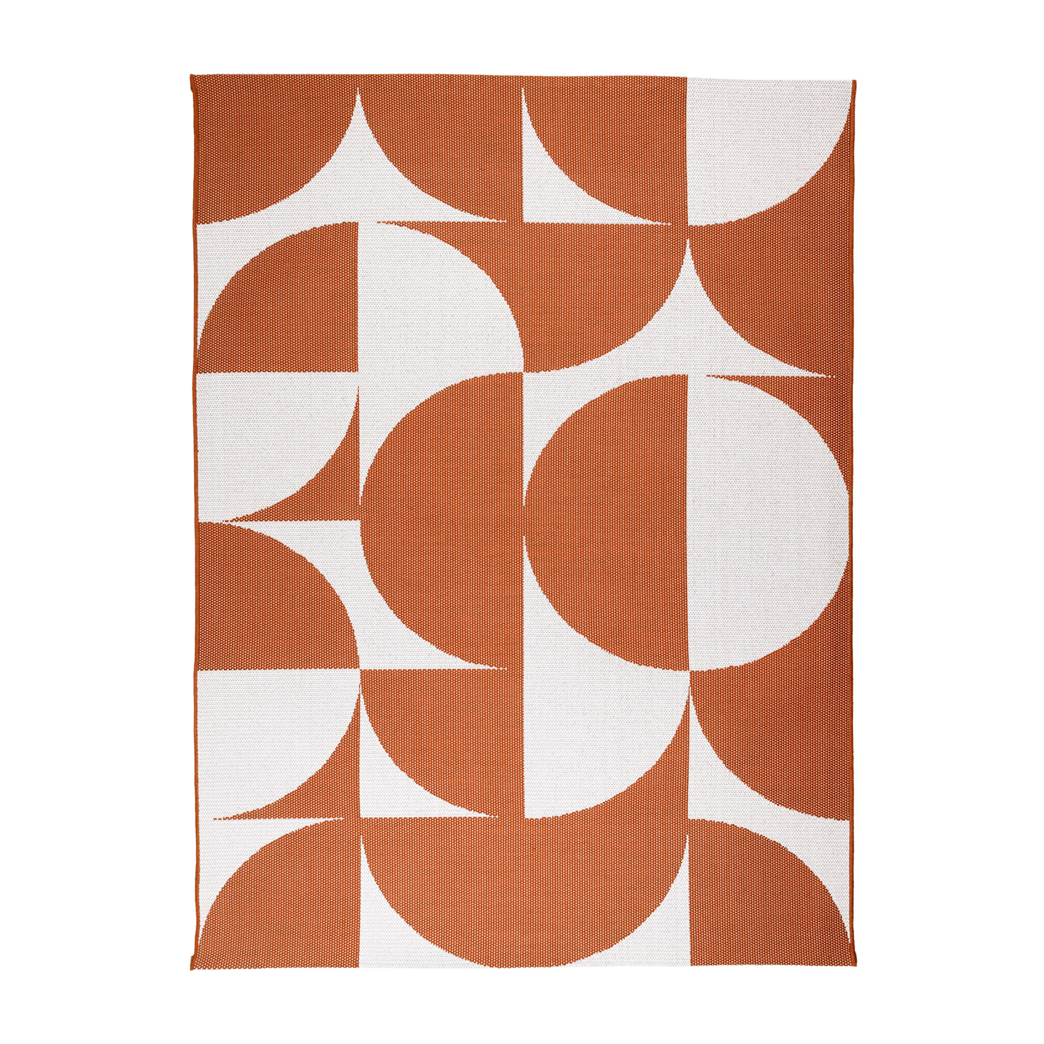 In- & Outdoor Teppich - Summer Shapes Terracotta - sfeer