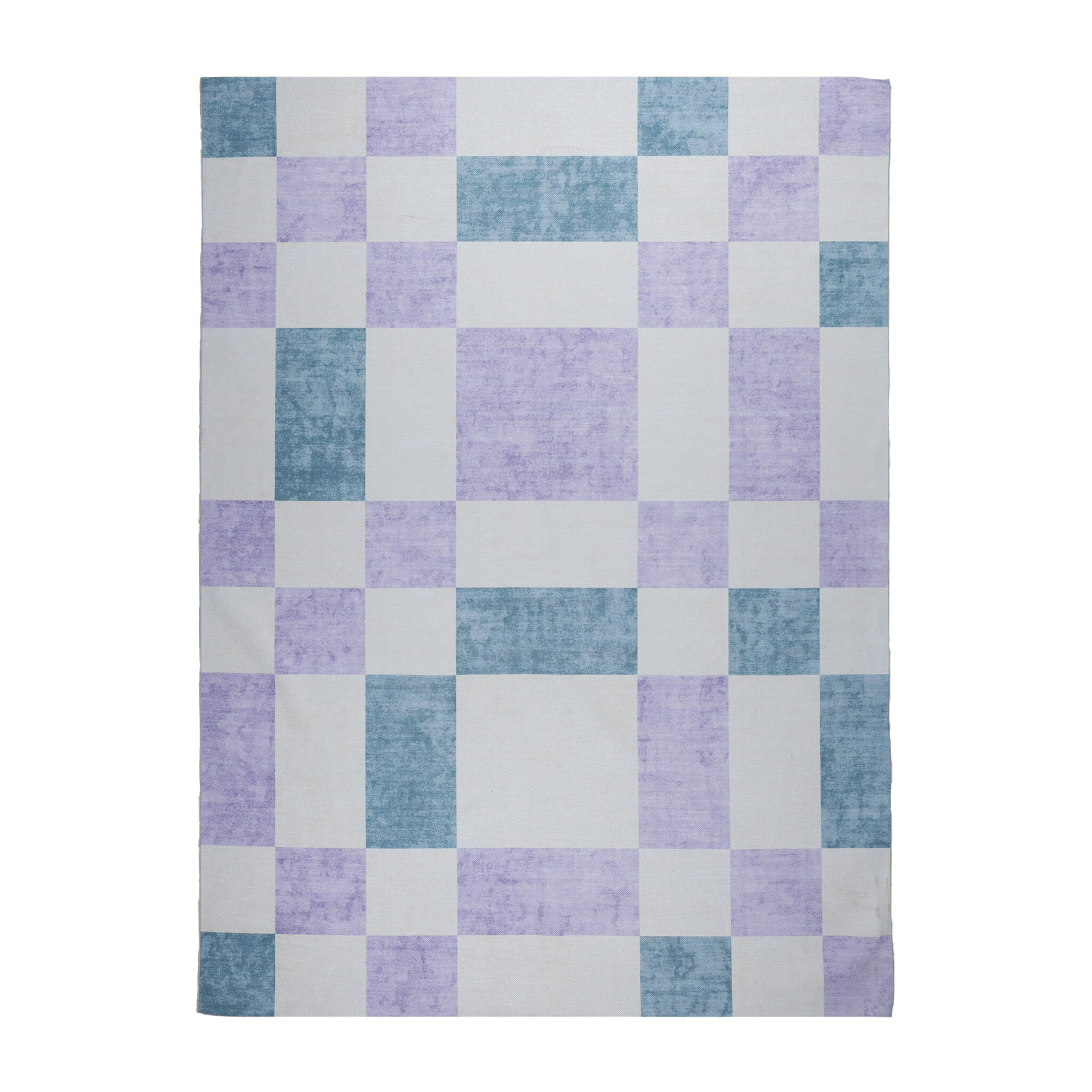 Retro In- & Outdoorteppich - Pop Cubes Lila - sfeer