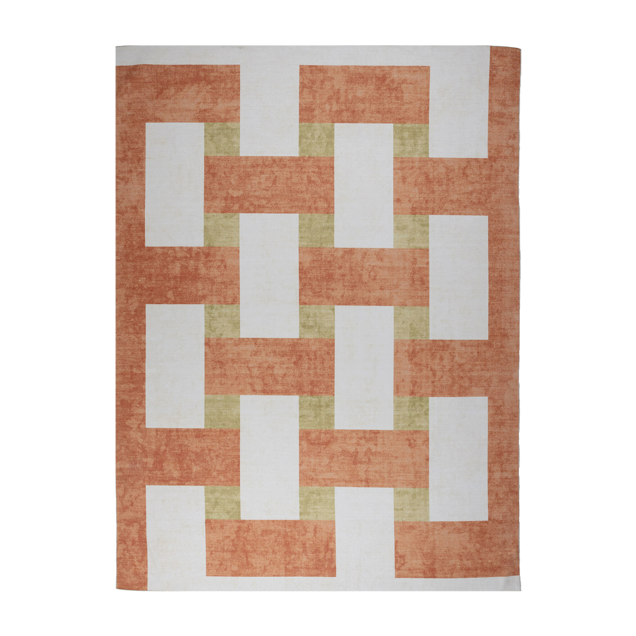 Retro In - & Outdoorteppich - Pop Lines Terra - sfeer