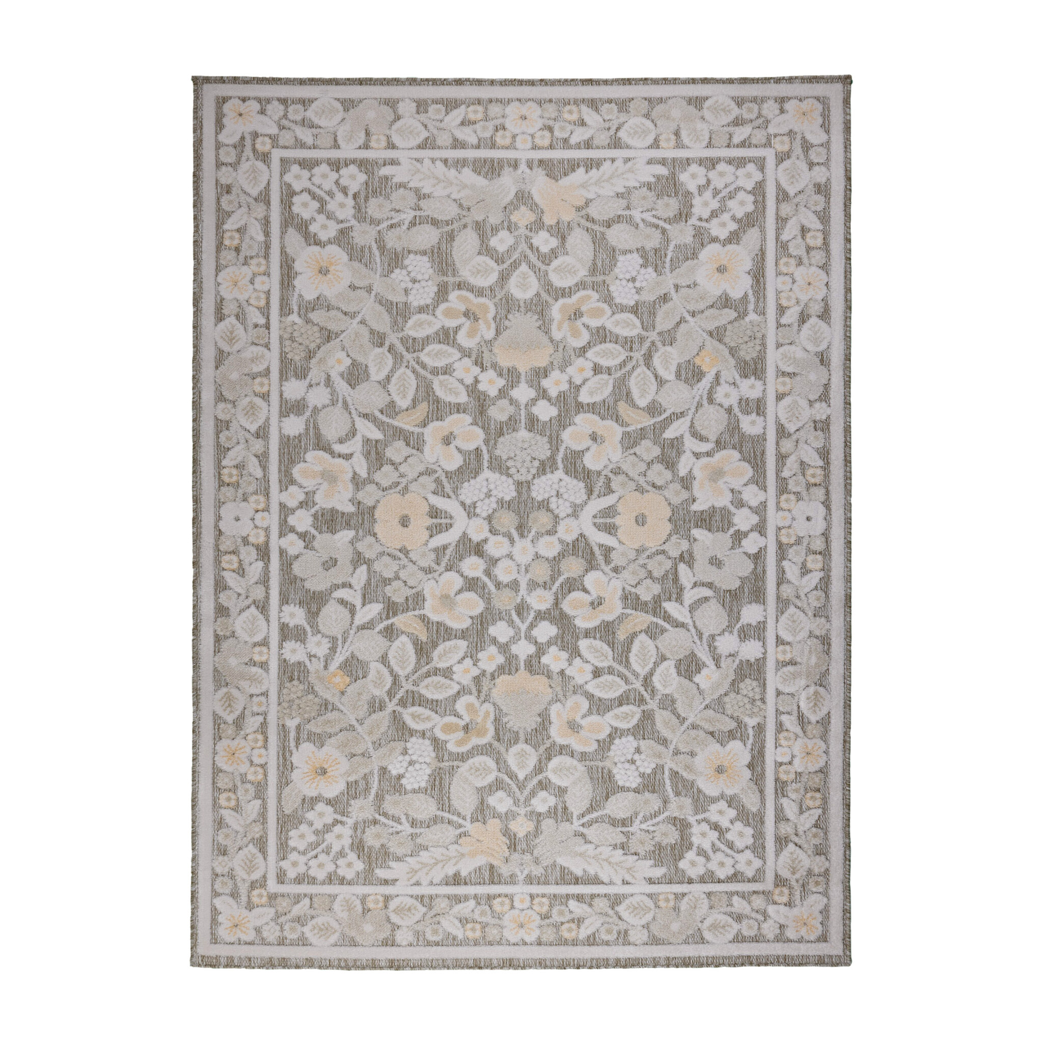 In - & Outdoorteppich - Bloom Oriental Taupe - sfeer