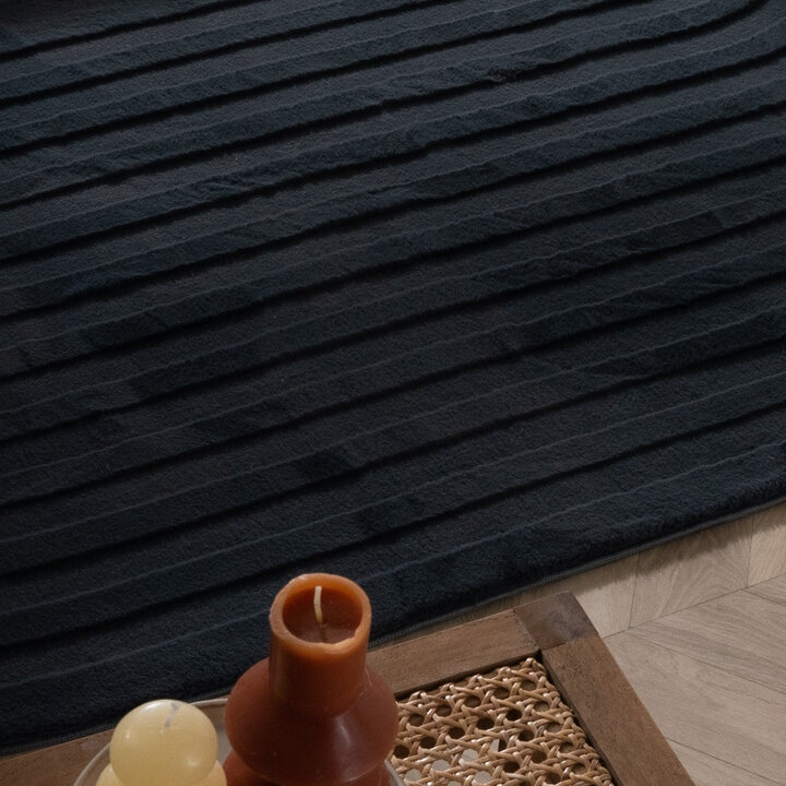 Teppich Organisch - Flowy Arch Anthrazit