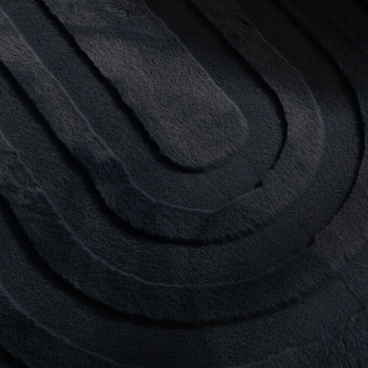 Teppich Organisch - Flowy Arch Anthrazit