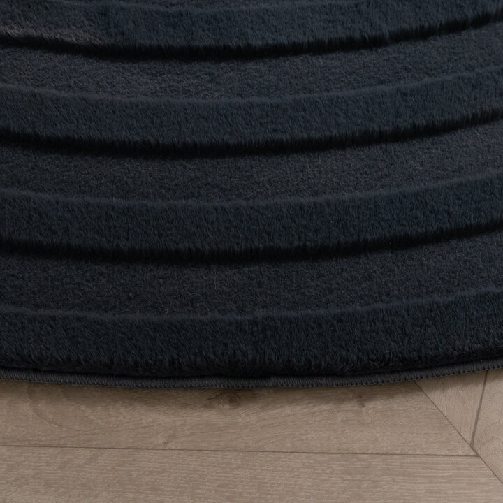 Teppich Organisch - Flowy Arch Anthrazit