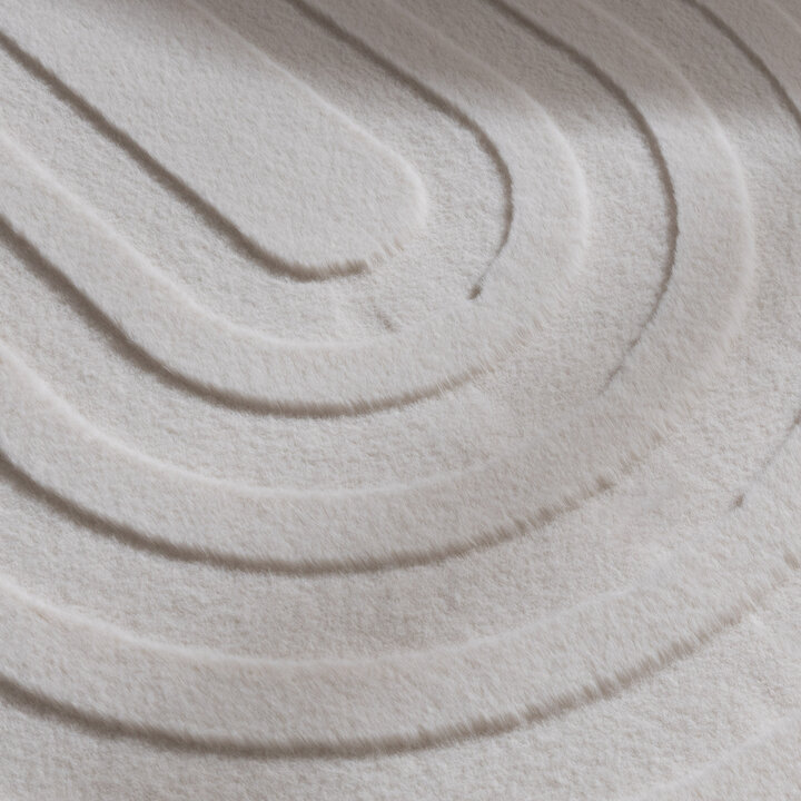 Teppich Organisch - Flowy Arch Creme