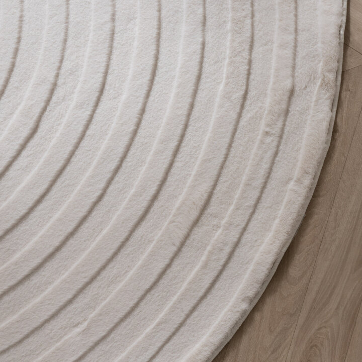 Teppich Organisch - Flowy Arch Creme