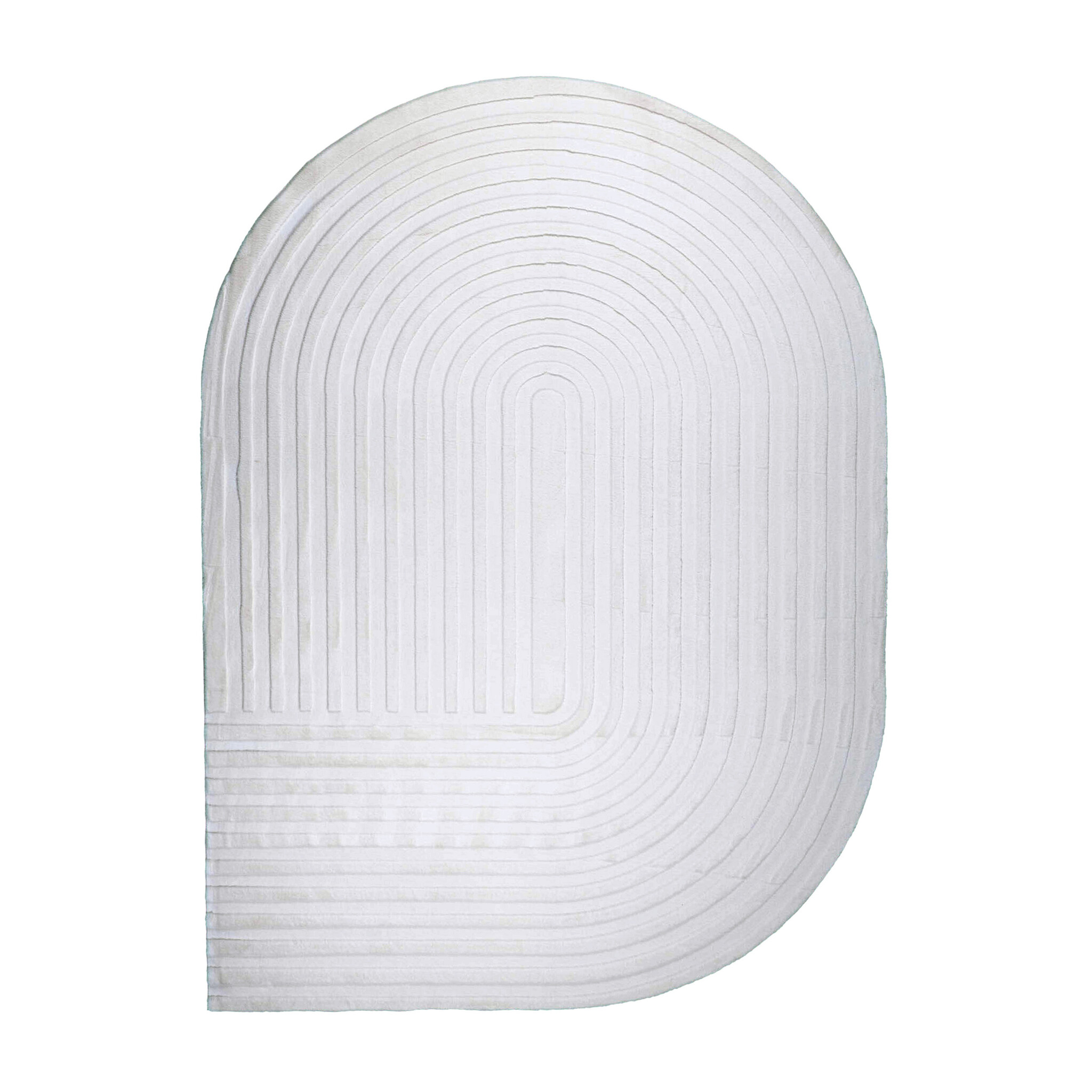 Teppich Organisch - Flowy Arch Creme - sfeer