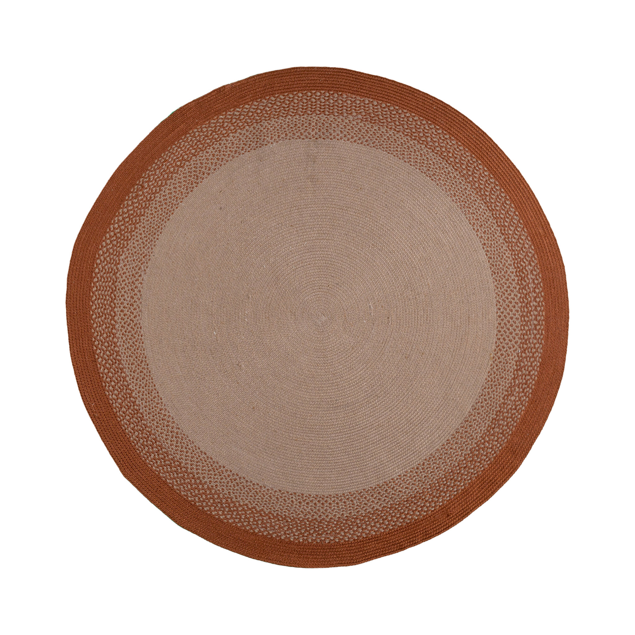In- & Outdoor Teppich Rund - Florence Terracotta - sfeer