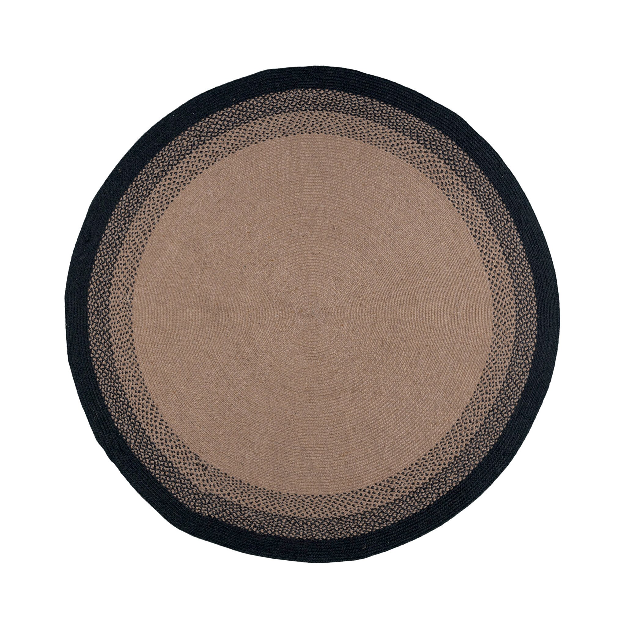 In- & Outdoor Teppich Rund - Florence Schwarz - sfeer