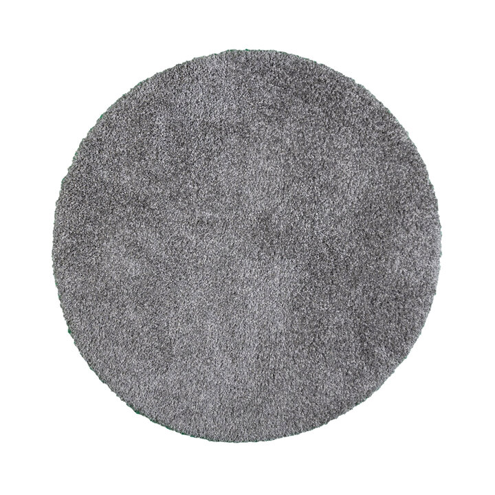 Runder Wohnzimmer Teppich - Yves Grau