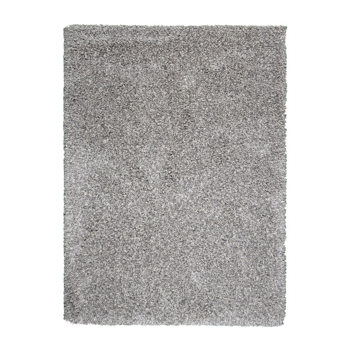 Hochflor Wohnzimmer Teppich - Yves Hellgrau