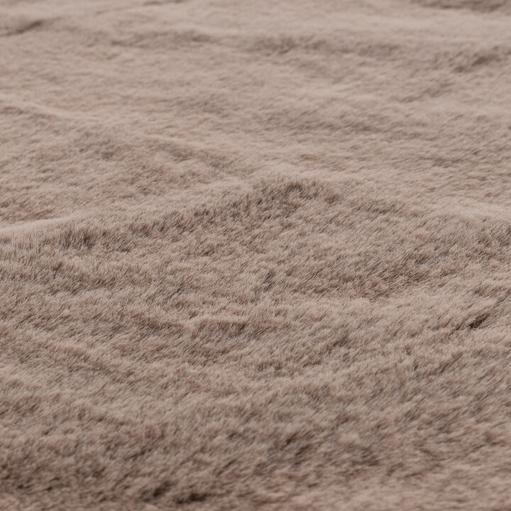 Hochflor Teppich Oval - Comfy Supreme Taupe