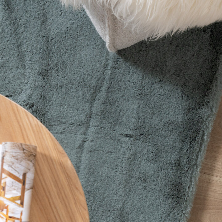 Hochflor Teppich - Comfy Supreme Türkis