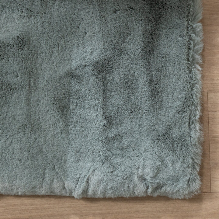 Hochflor Teppich - Comfy Supreme Türkis