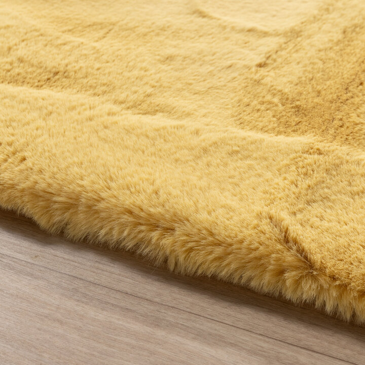 Hochflor Teppich - Comfy Supreme Gelb