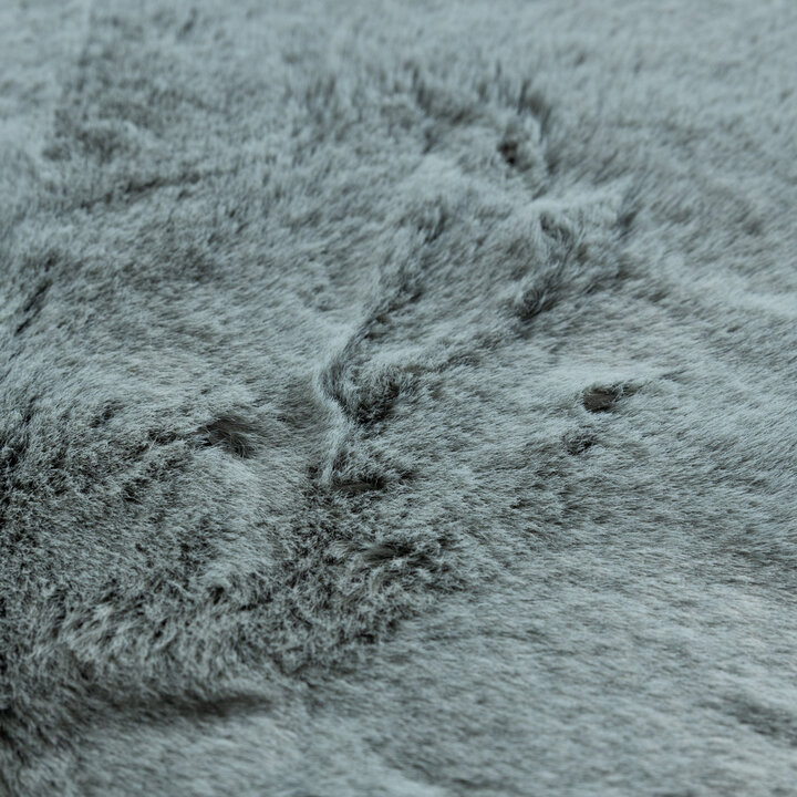 Hochflor Teppich Rund - Comfy Supreme Türkis