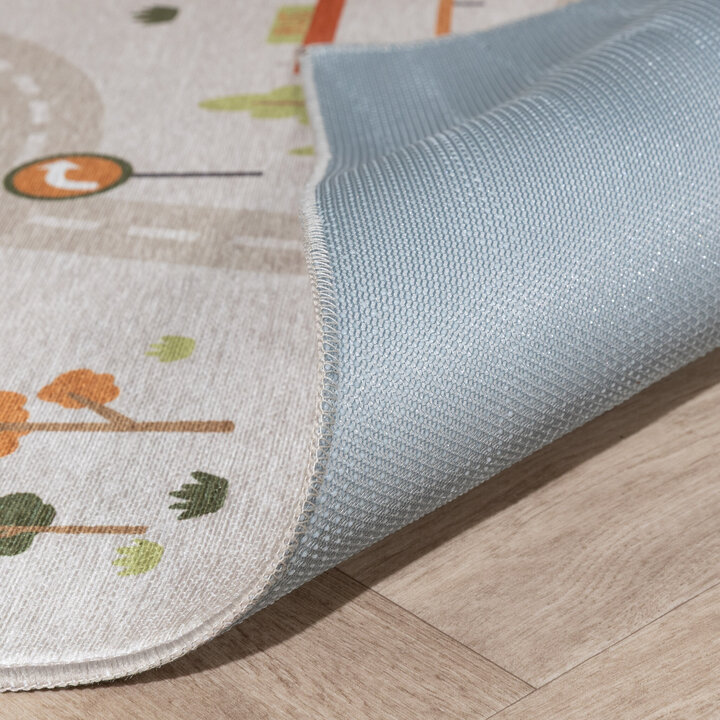 Auto Spielteppich - Rocky Ride Grau