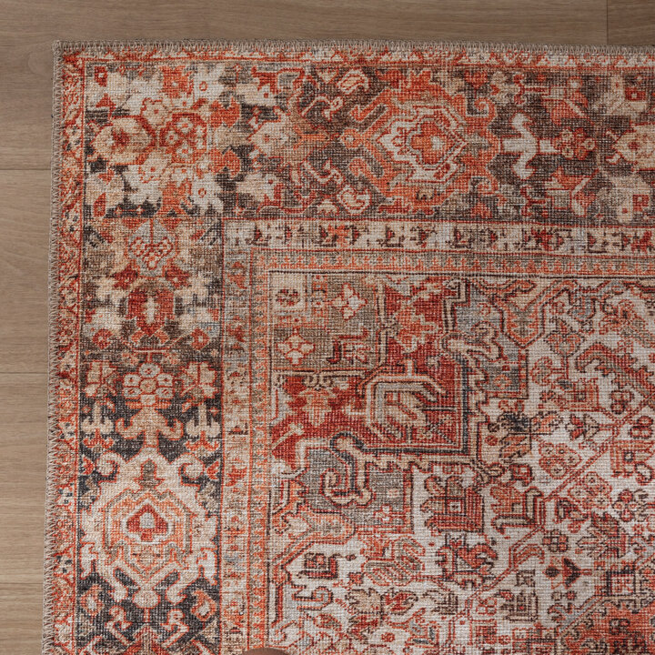 Orientteppich - Liva Kashan Terrakotta