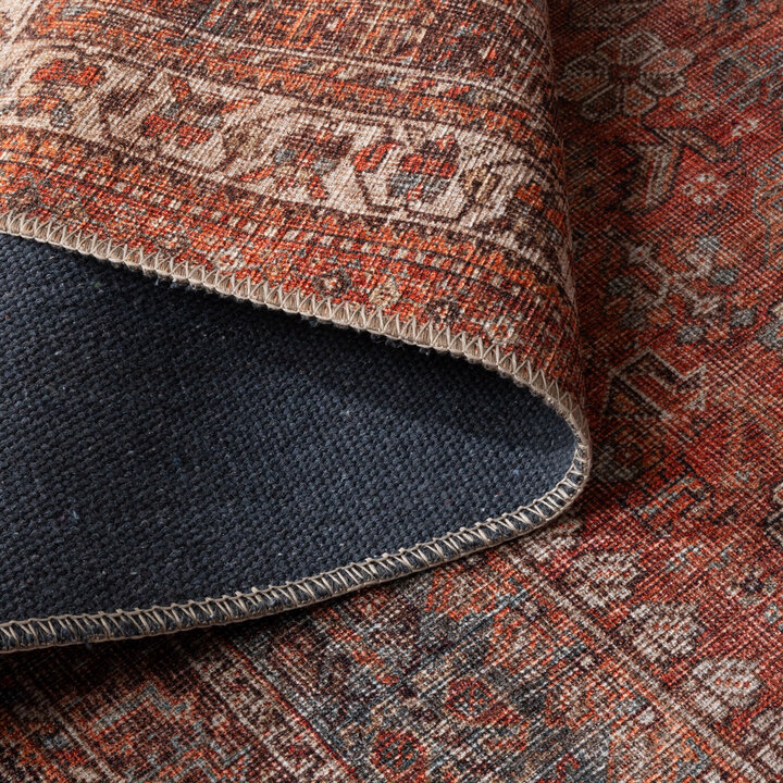 Orientteppich - Liva Medaillon Terrakotta