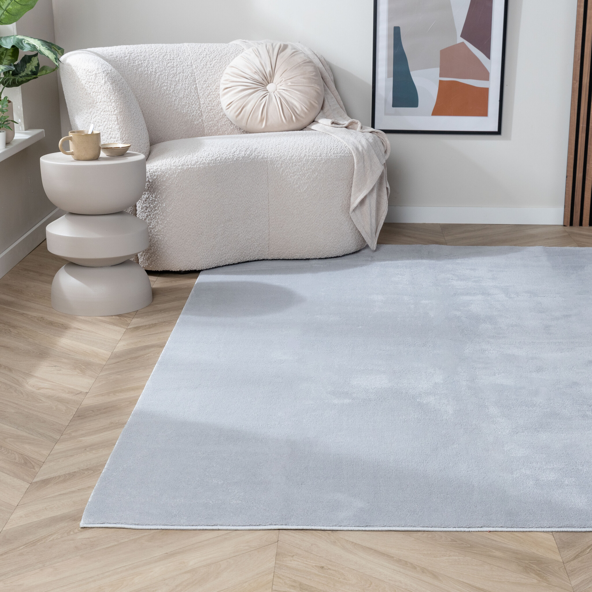 Waschbarer Teppich - Vivid Grau