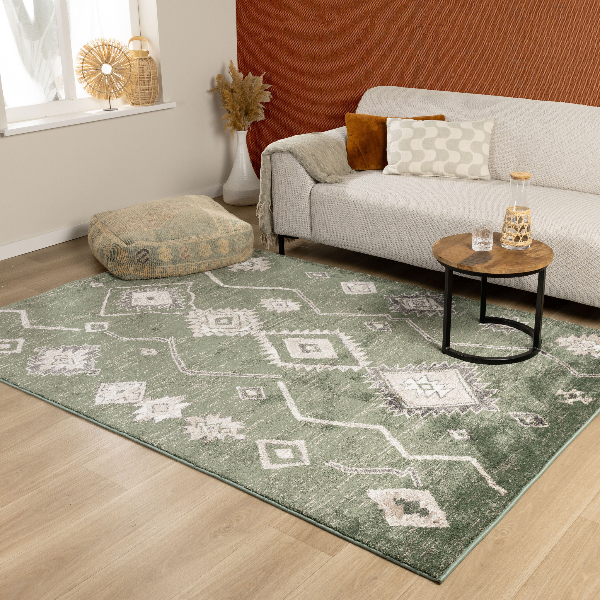 Berberteppich - Blend Aztec Grün