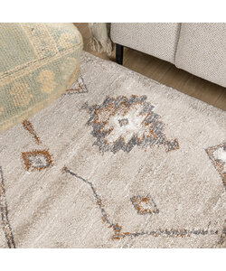 Berberteppich - Blend Aztec Beige