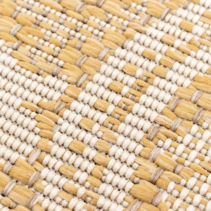 In- & Outdoor Teppich Rund - Summer Oriental Gelb