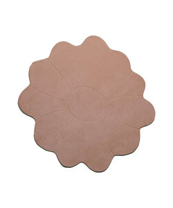 Kinderteppich Rund - Coco Blume Rosa