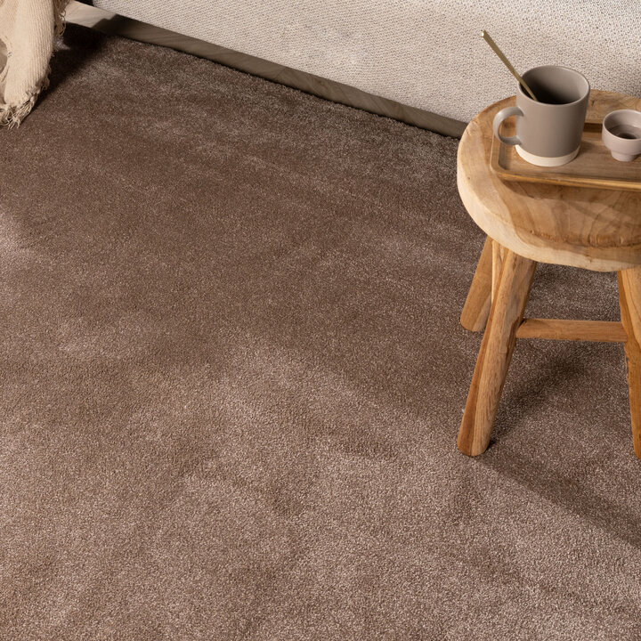 Waschbarer Teppich - Clean Braun