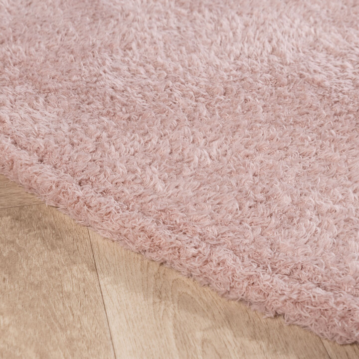 Weicher runder Teppich – Teddy Rosa