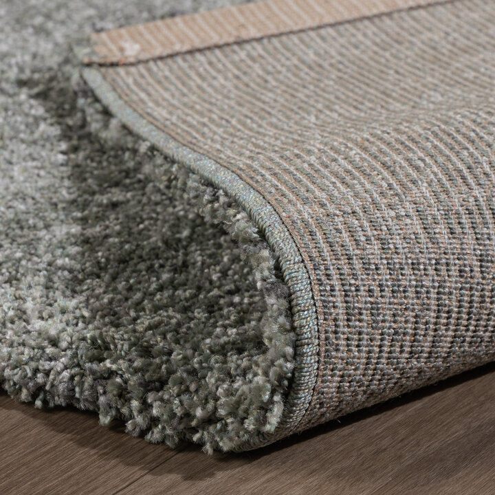 Shaggy Teppich - George Grün