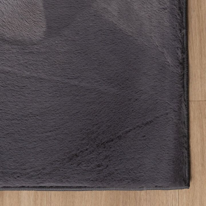 Flauschiger Läufer - Cozy Anthrazit