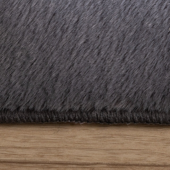 Flauschiger Läufer - Cozy Anthrazit